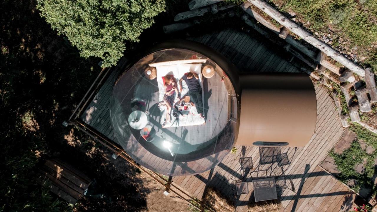 Maso La Marianna Bubble Glamping In Trentino Bed and Breakfast Sant'Orsola Exteriör bild