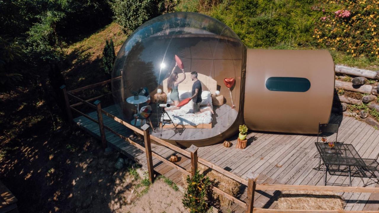 Maso La Marianna Bubble Glamping In Trentino Bed and Breakfast Sant'Orsola Exteriör bild